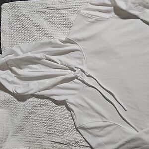 Avia light sweatshirt hoodie,large , white.